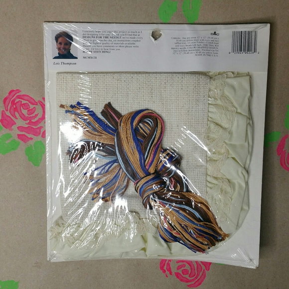 NEW Cat Cross Stitch Pillow Kit 5228 - Picture 4 of 6